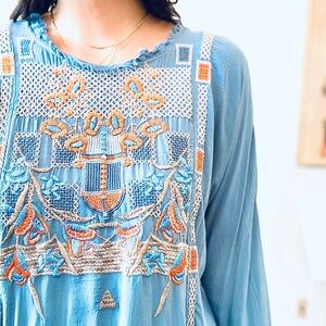 Biya for Johnny Was Challis Dream Blouse